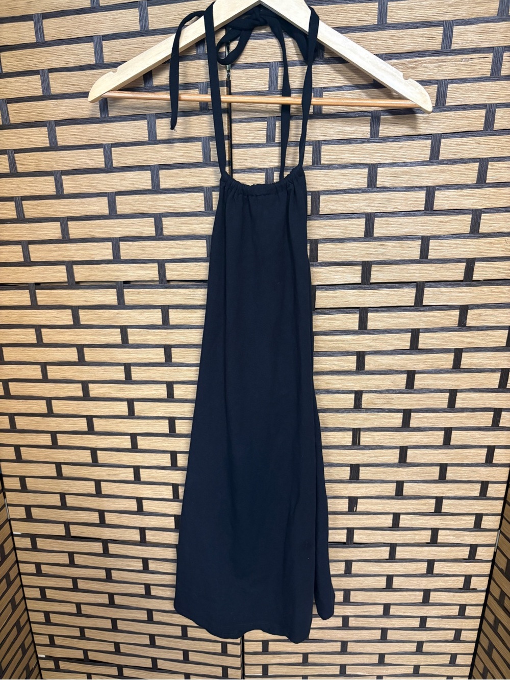 Reformation Black Halter Dress‎ Size Small
